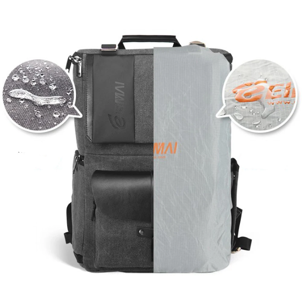 
Canvas camera backpack bag 