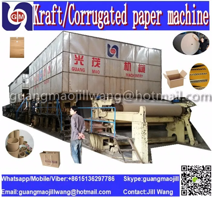  Zhengzhou guangmao 2100 мм 30TPD крафт-бумага рисовые соломинки оборудование для производства