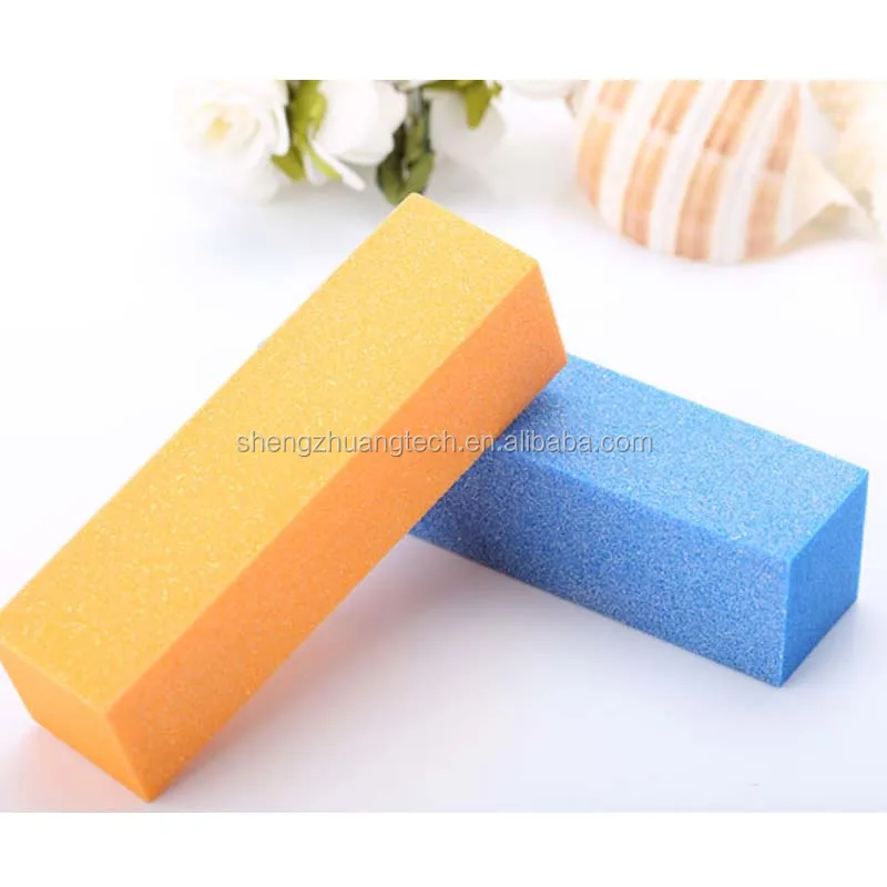 Красочные высокое качество УФ-гель ногтей буферный блок 4-х стороннее для ногтей cо шлифовальными буферными резцами, с 7 видов цветов