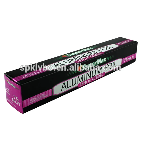 Household food wrap catering disposable aluminum foil sheets roll