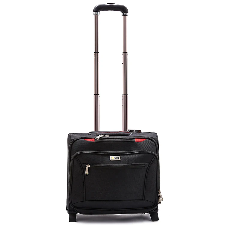 1680D Polyester Laptop Trolley luggage, suitcase with 2 stand feet