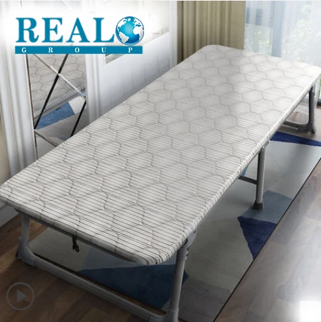 Modern wooden folding bed single antique iron folding bed