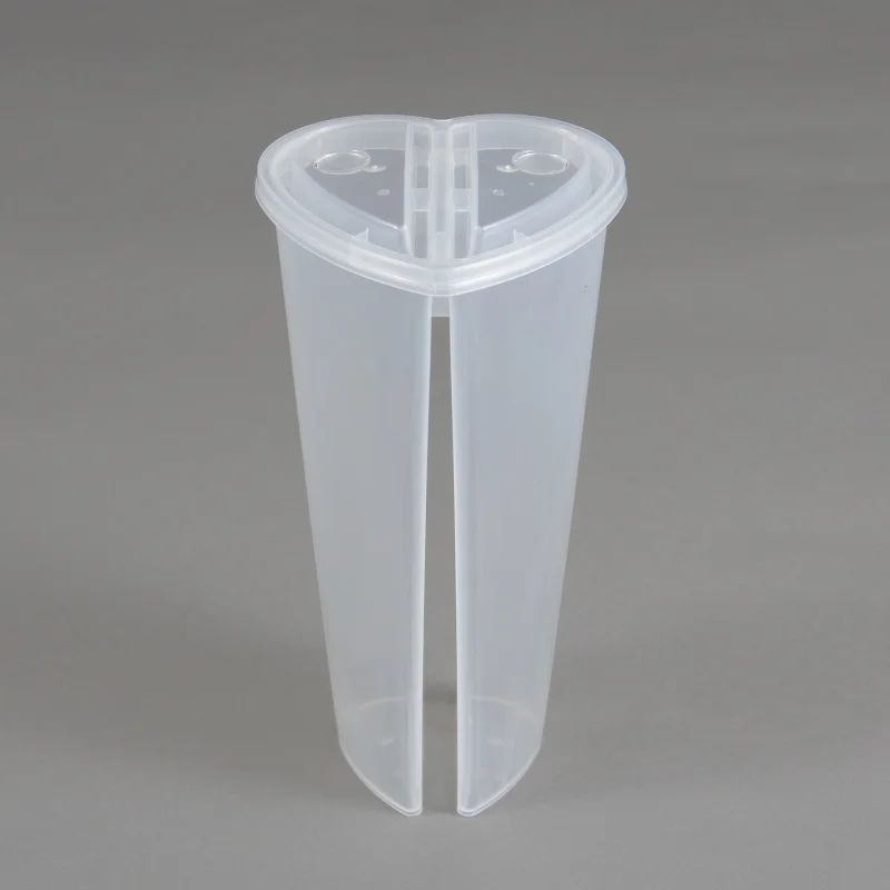 FREE SAMPLE Eco-friendly 700ml Leakproof Twin Cold Hot Drink Shared Plastic Water Cup