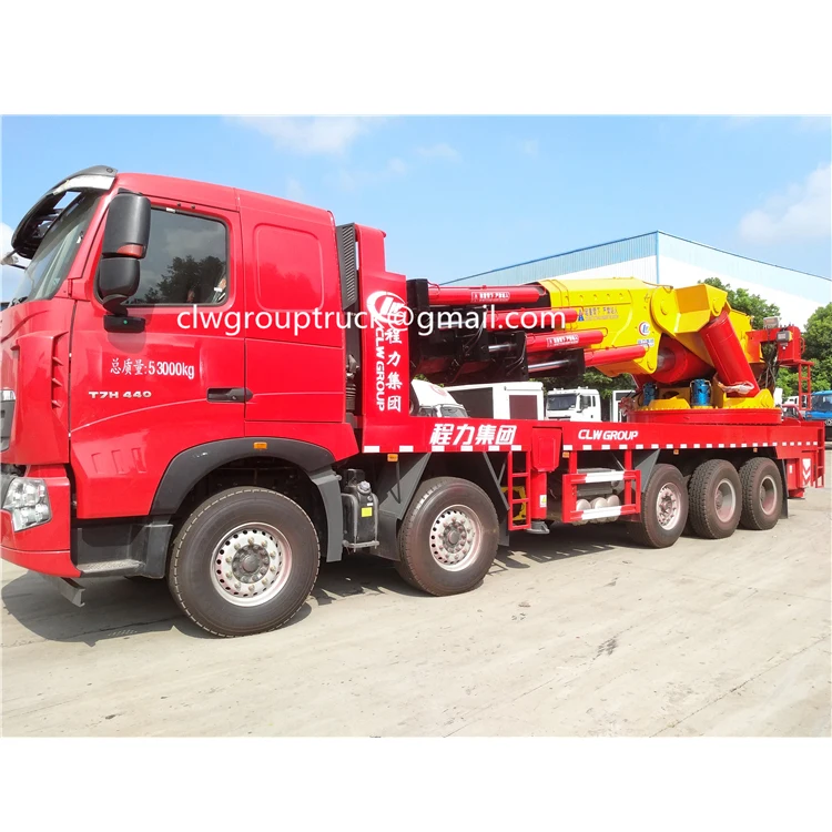 New 8x4 heavy Multifunctional basket crane truck with good price