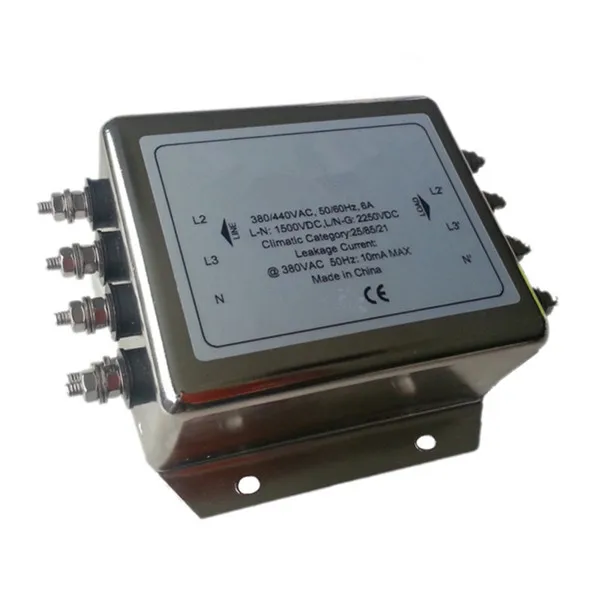 3 phase ac emc emi noise filter