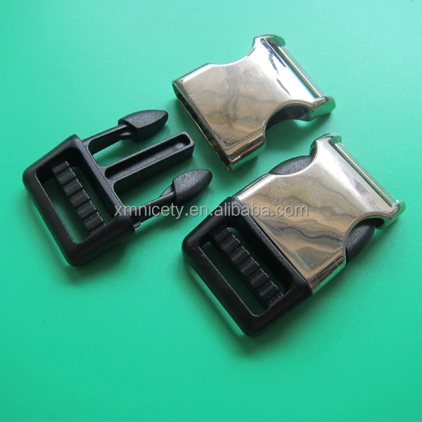 quick release plastic buckle side release metal plastic buckle
