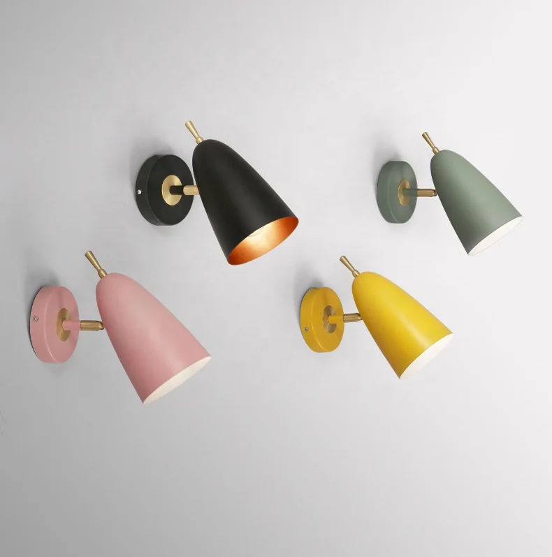 Wholesale simple single double arms heads gooseneck indoor bedside wall reading lamp