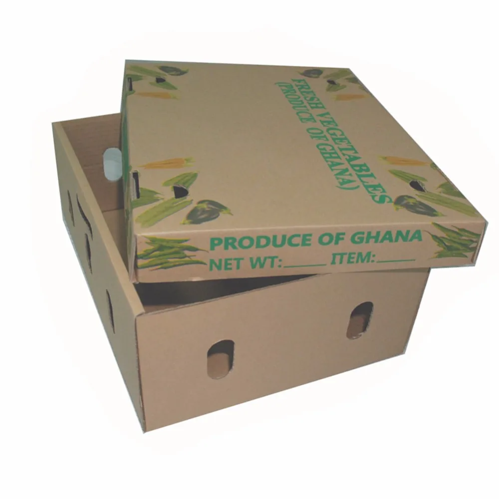 Fruit and Vegetable Use paper packaging box for cucumber