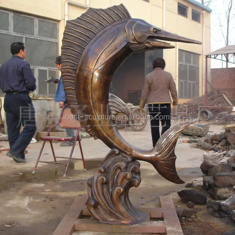 GardeN Decoration Bronze Fish Metal anImal Water Fountain