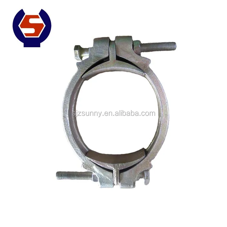 Factory Steel Double Wire Pipe Clamp Adjustable Bolt Quick Connecting Hose Clamp