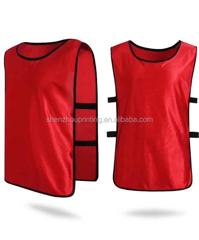 Wholesale best price custom size logo sports mesh pennies football scrimmage training vests blank soccer bibs
