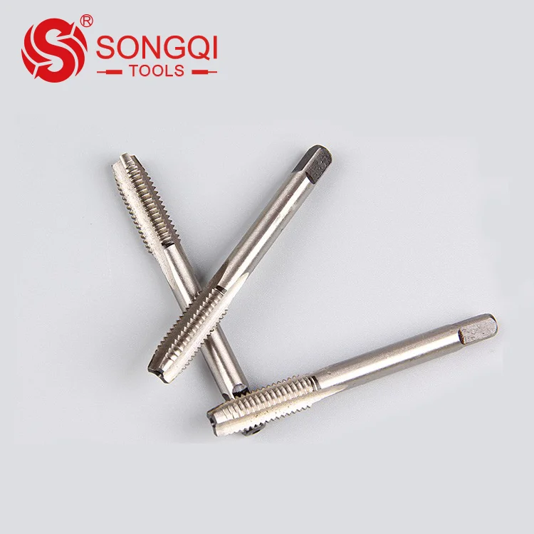 SONGQI  HSS Straight Flute Machine Thread Tap - M2 For Stainless Steel