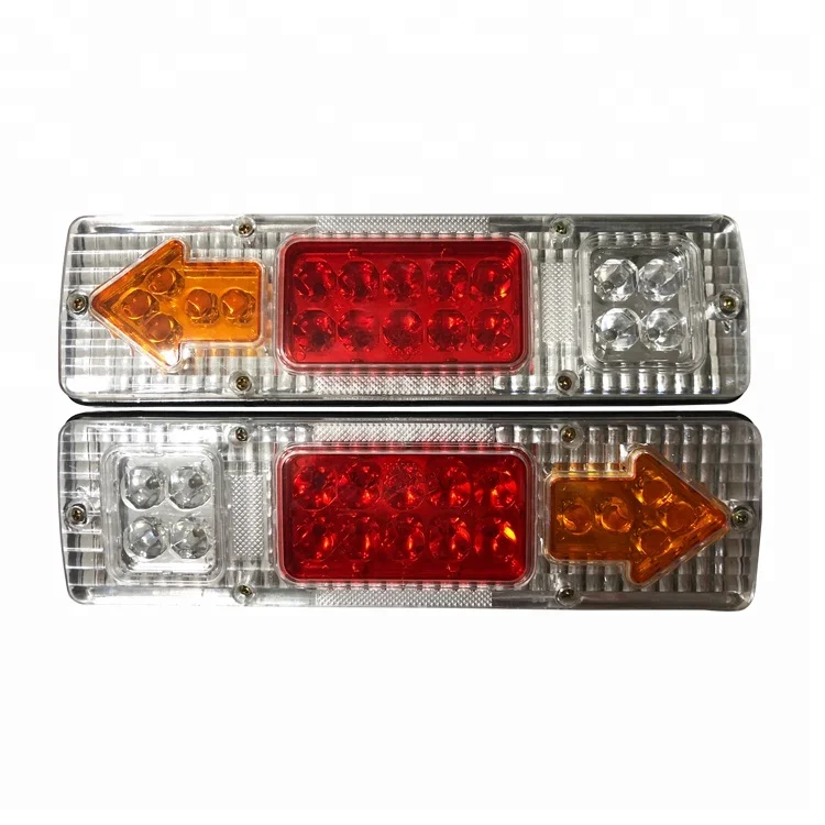 LED Trailer Light Truck Stop Rear Taillights Brake Reverse Turn Indicator Lamp