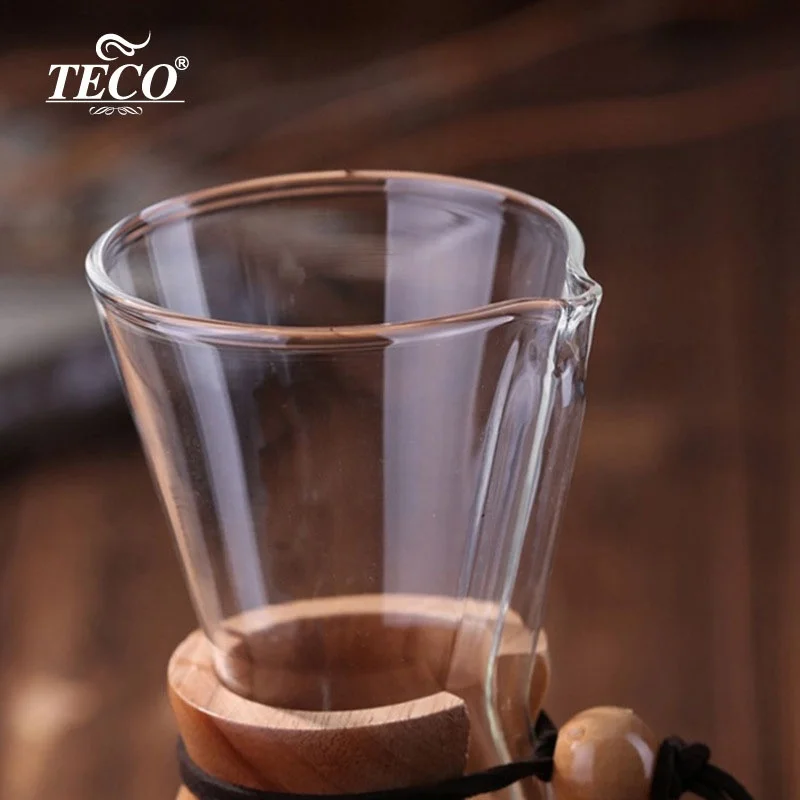 500ml Heat-Resistant Manual Drip Glass Coffee Maker With Stainless Steel Filter