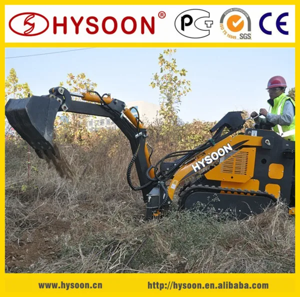 famous Hysoon HY280 small skid steer bucket loader