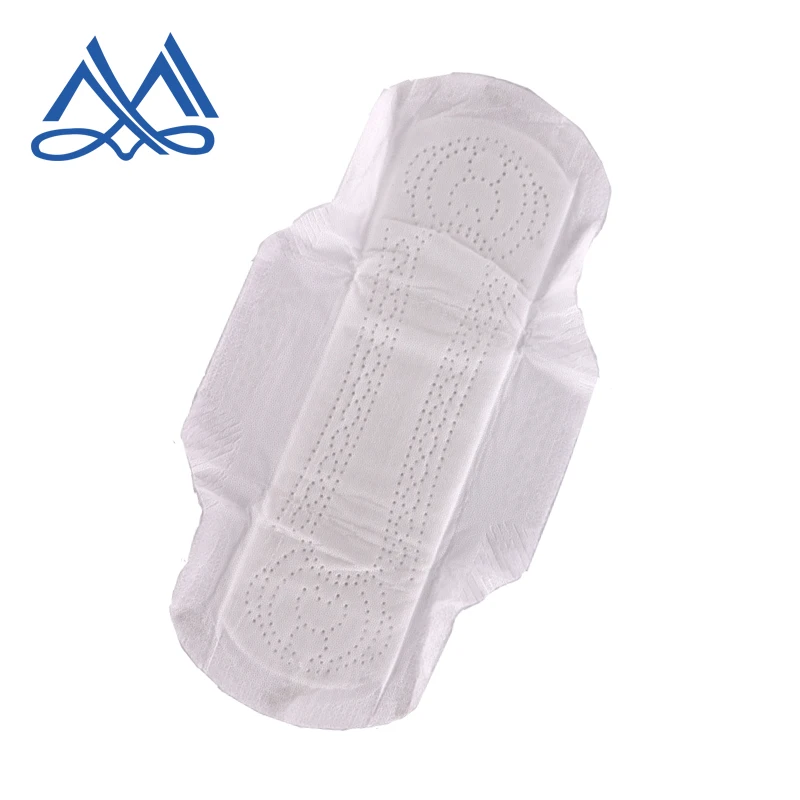 Winged Sanitary Napkins with soft cotton surface disposable sanitary pads for women period sanitary napkin