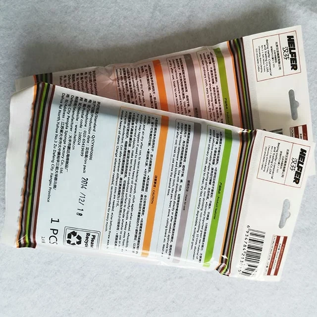 Pure color cellulose sponge wipes kitchen sponge