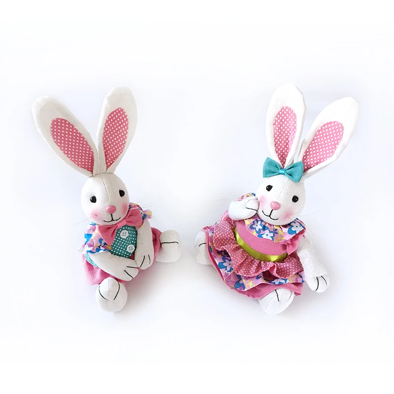 Лидер продаж 2018, Пасхальный кролик, Подарочные игрушки, розовый мягкий плюшевый кролик, игрушка на заказ
