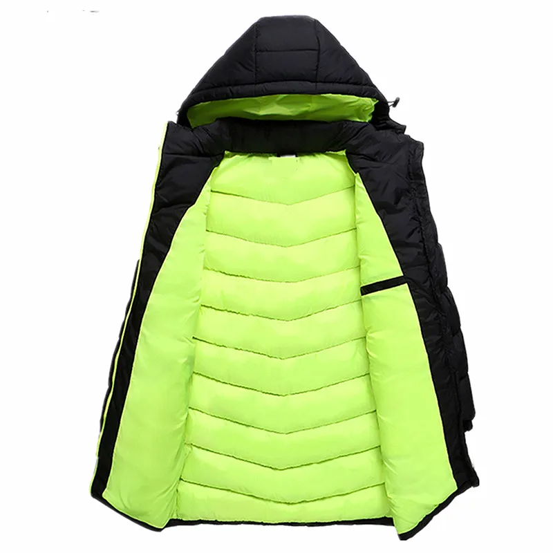 
Cotton Padded Sport Heavy Soccer Sample Cheap Winter Jacket and Coats Men 