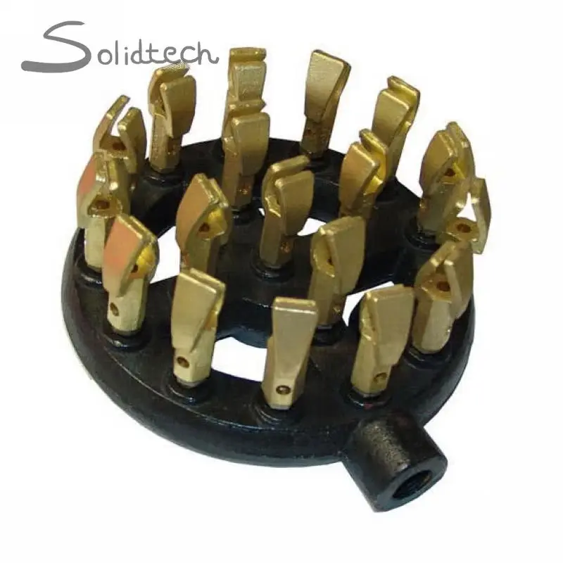 
32 Brass Nozzles Top Quality Cast Iron LP Gas 10 Inch Jet Burner 