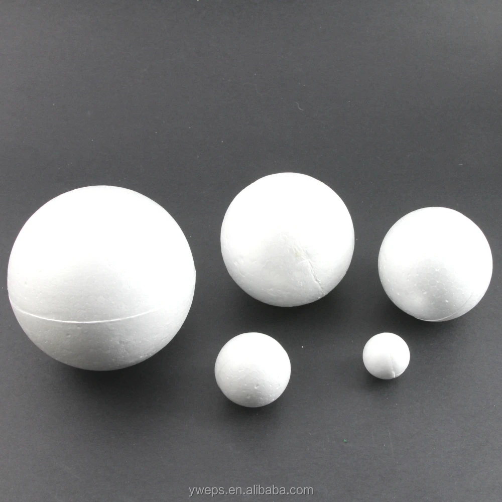 Smooth Wholesale EPS Diy  Foam Polystyrene Balls Crafts Styrofoam Ball Large