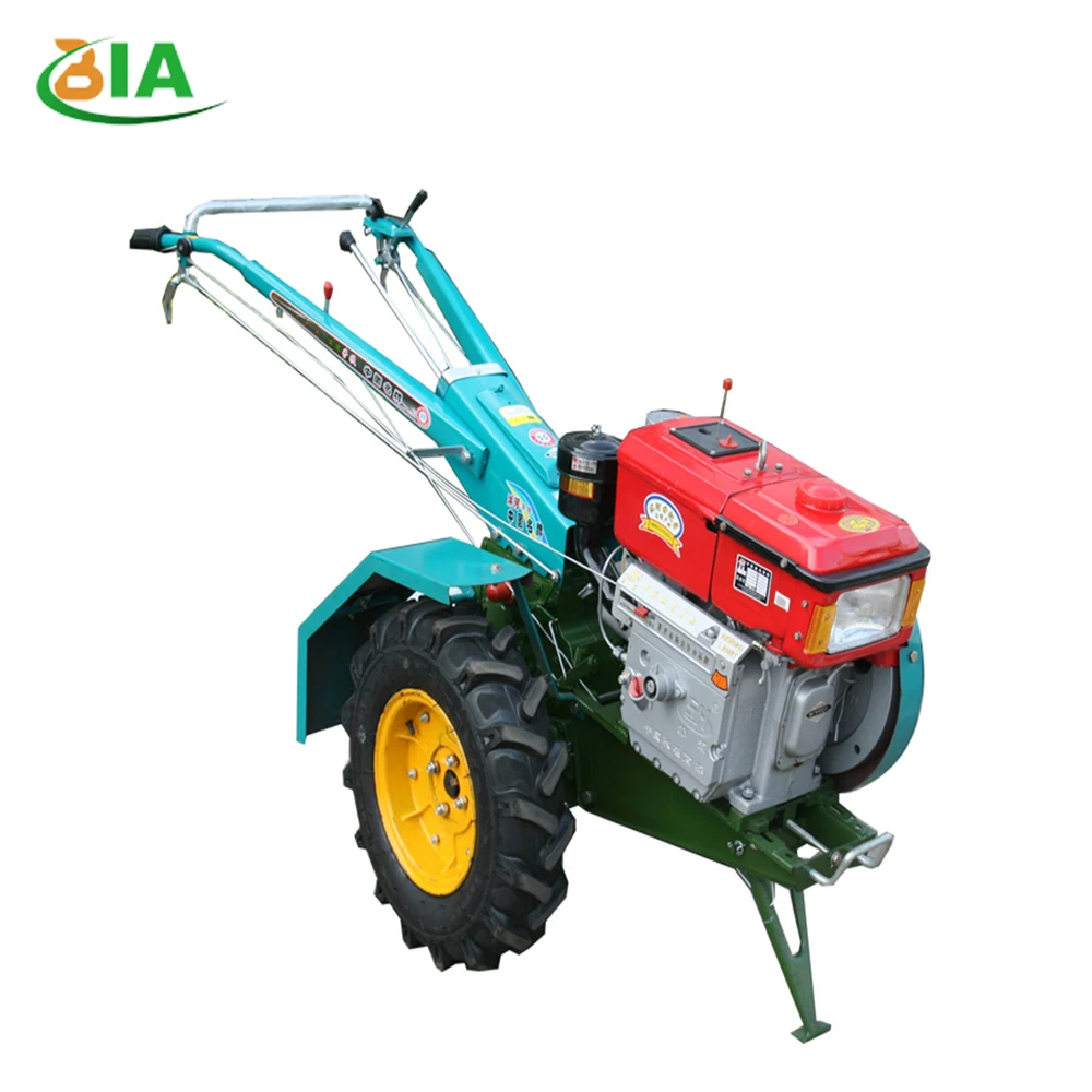 10% Off Accessories Sent As Gifts 12HP Portable Farm Small Hand Operated Walking Tractor For Sale