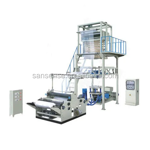 QS-B ПЭ термоусадочная пленка делая машину, пленочная машина ротационная машина для высечки пленки дуя машина Двойная перемоточная Машина Испытание на устойчивость к высокой и низкой плотности
