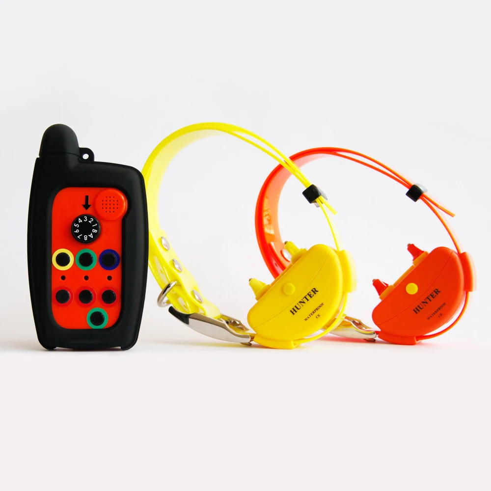 DOG TRAINING COLLAR REMOTE SHOCK TRAINER FOR 2 DOGS RANGE 2 KM