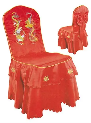 
Wholesale Red wedding banquet chair cover 