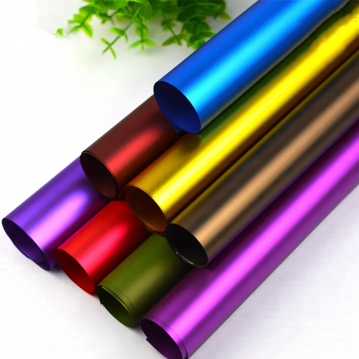 
Plastic glassine Metalized Paper Unique Christmas Gift Wrapping Paper 