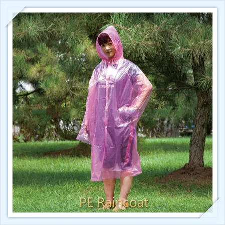 Customized Printing Logo Promotional Products Lightweight Wholesale Waterproof Adult Poncho For Outdoor