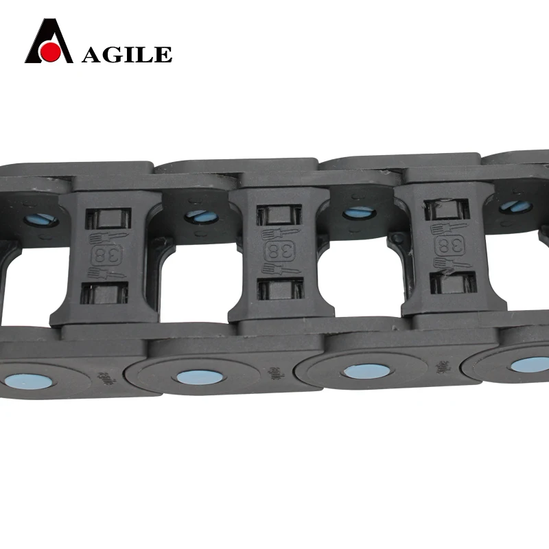 
25*38 MTK series open type reinforced nylon cable drag chain 