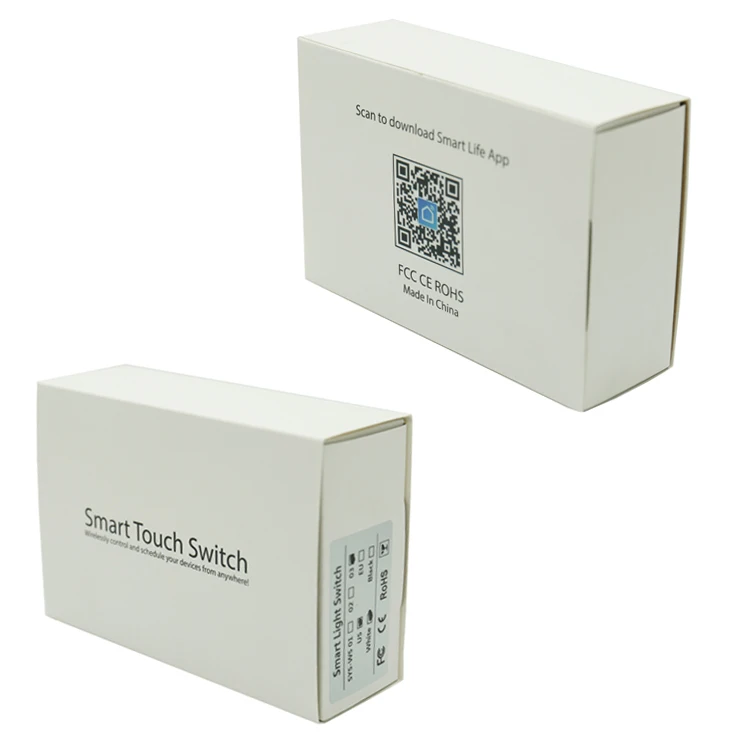 White Wifi Wireless Control Smart Touch Electrical Dimming Panel Light Dimmer Switch With Timing Function