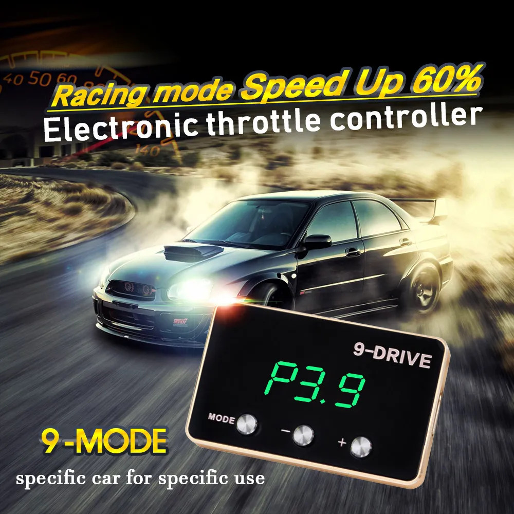 2020 New Electric Drive Throttle Controller Pedal Booster Command Car 9 Drive Sprint Booster Power Converter Auto Modify Tune