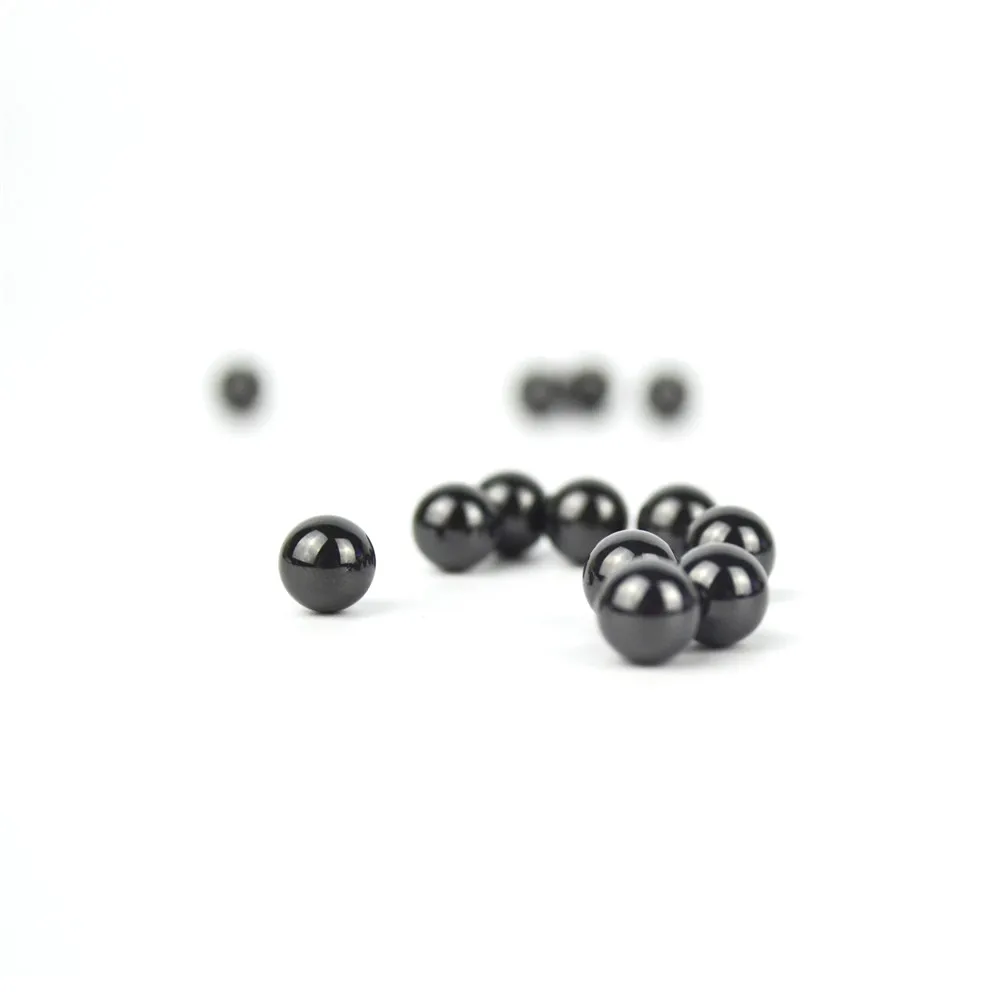Высококачественные черные шарики из нитрида кремния G5, размер 1/4 дюйма, шарики 0,25 дюйма Si3N4 6,35 мм для керамических подшипников (62181158587)