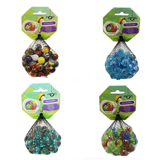 16mm colored toy glass Logo marble for sale