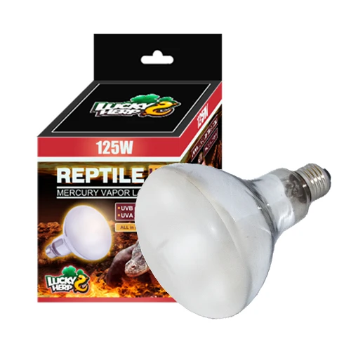 reptile 125W R115 coated  self-ballasted lamp mercury vapor bulb for bearded dragon