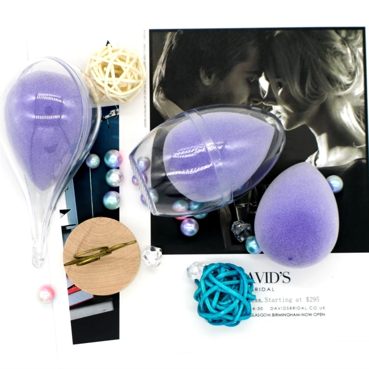 
2020 New Arrivals Dual Layer Fuzzy Velvet Microfiber Beauty Makeup Sponge Blender With Micro Fiber Flocked Face Cosmetic 