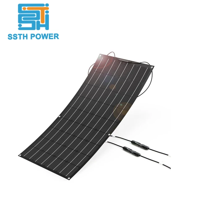Monocrystalline pv model photovoltaic kits folding transparent solar panel 100w