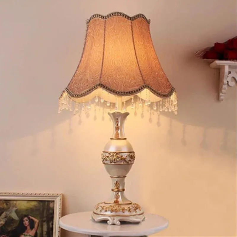 luxury shell waving softback lampshade beaded fringe for hotel