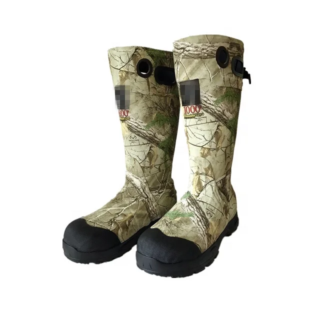 Neoprene Heated Waterproof Camouflage Hunting Boots from China