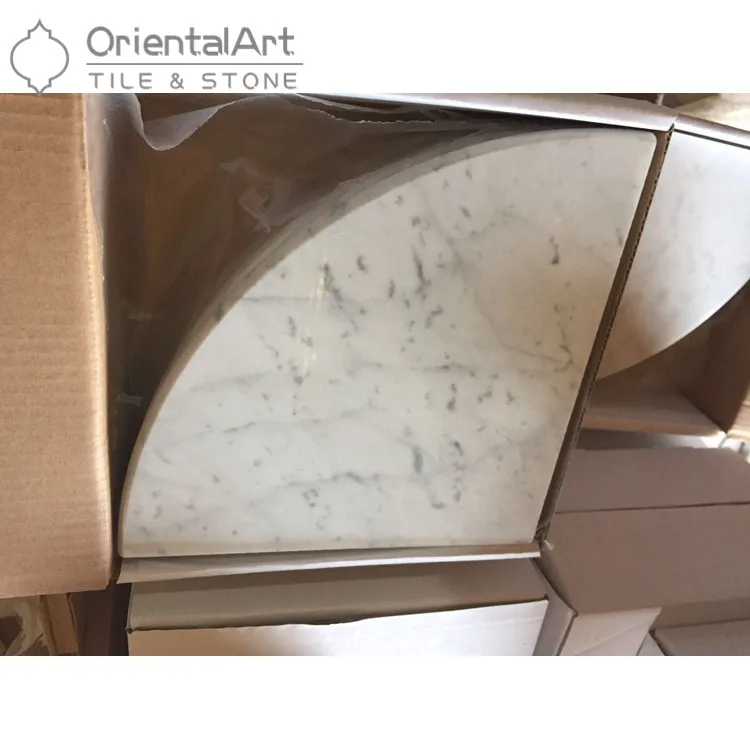 
China Best Oriental Art Stone cheap white marble shelf 