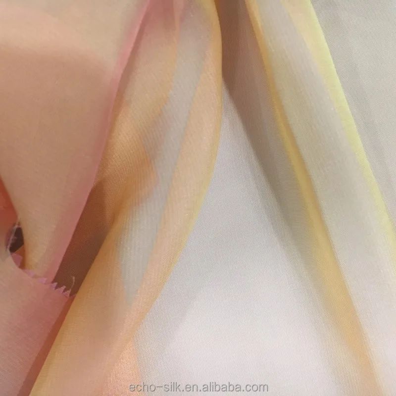 Hot sale organic eco-friendly bamboo silk chiffon fabric for ladies dresses