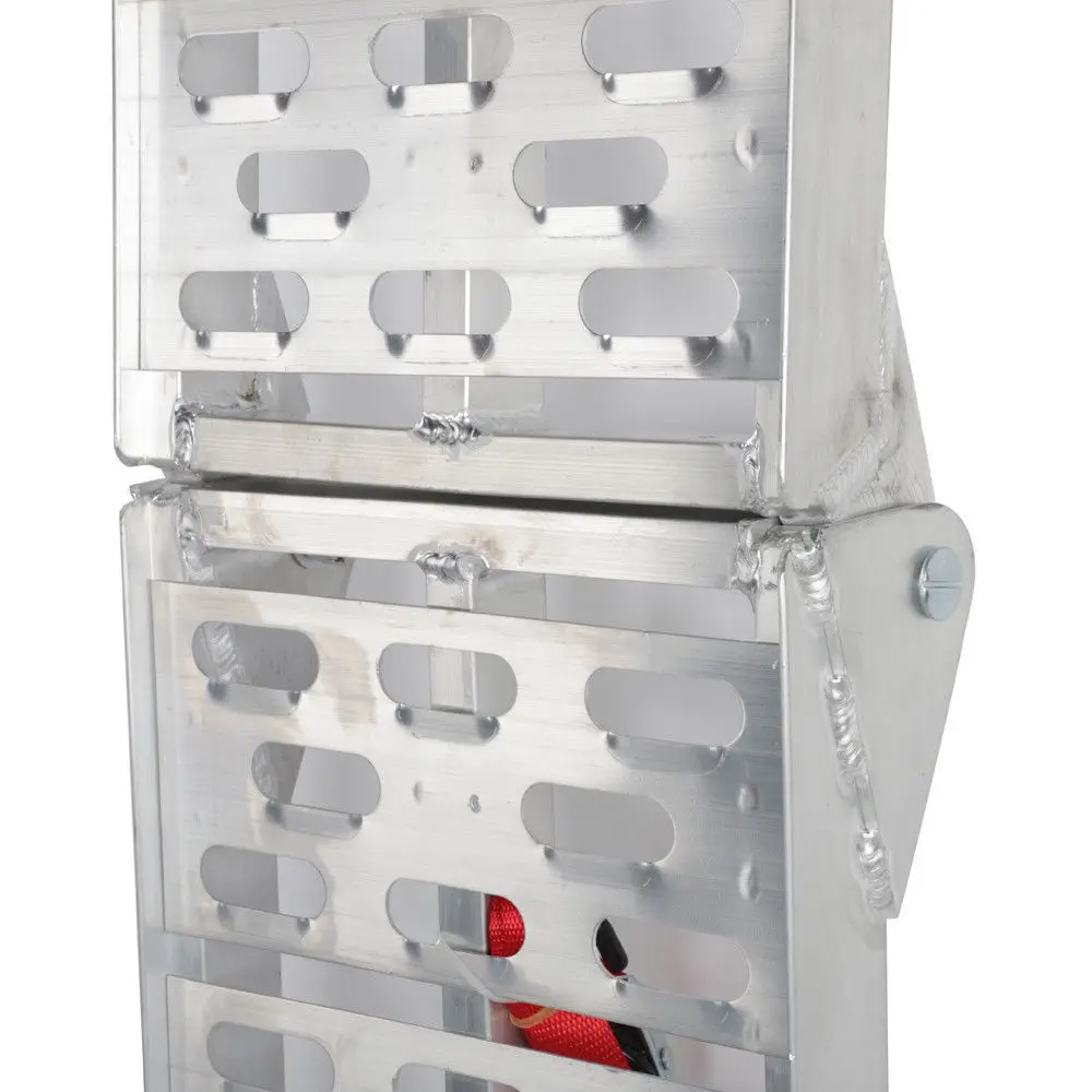 2 шт. 7,5 дюйма пара алюминиевых арочных мотоциклов ATV/UTV грузовиков газонов складные погрузочные пандусы