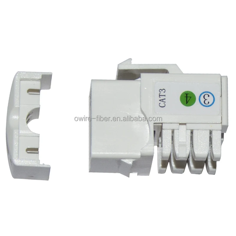 Сетевое решение RJ11 4P4C UTP 90 градусов cat 3 телефон keystone jack