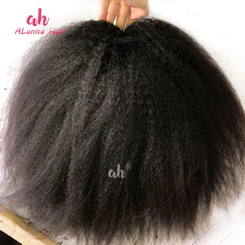 Hot Sale Human Hair Ponytail Extensions Top Grade 10A Virgin Mongolian Kinky Straight Ponytail Fashionable And Classical