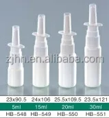 10 мл стерильные Пластиковые Назальный спрей бутылки с соплом оптом в китае
