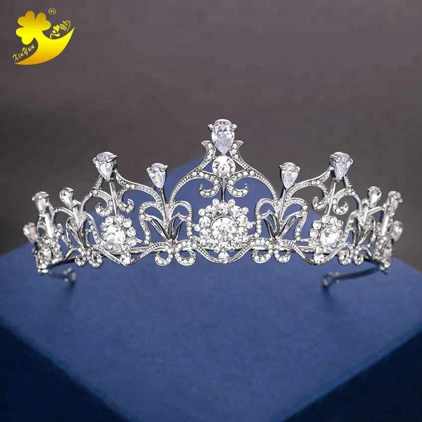 Оптовая продажа, аксессуары для невесты, корона для девочек на день рождения, темпераментная Корона со стразами, свадебное платье, аксессуары для волос, корона