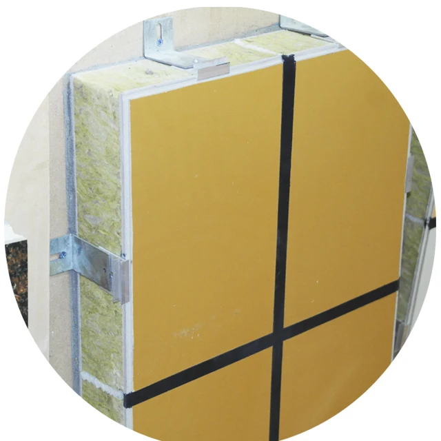 
new building materials save energy fireproof rock wool exterior thermal insulation decorative integrated wall panels 