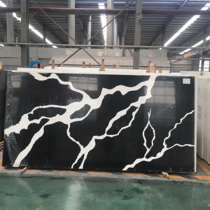 
Good quartz surface polished slabs white artificial quartz stone 